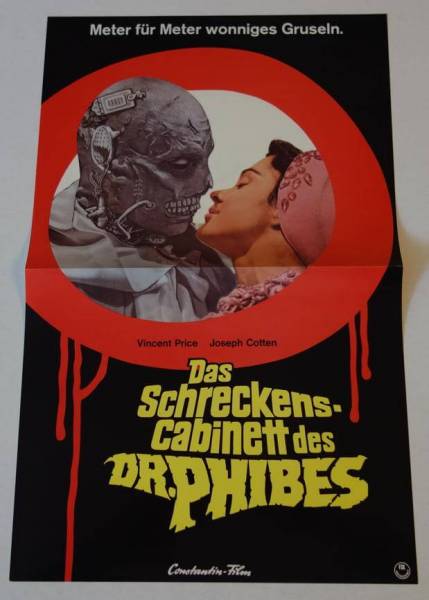 The Abominable Dr. Phibes original release small german movie poster